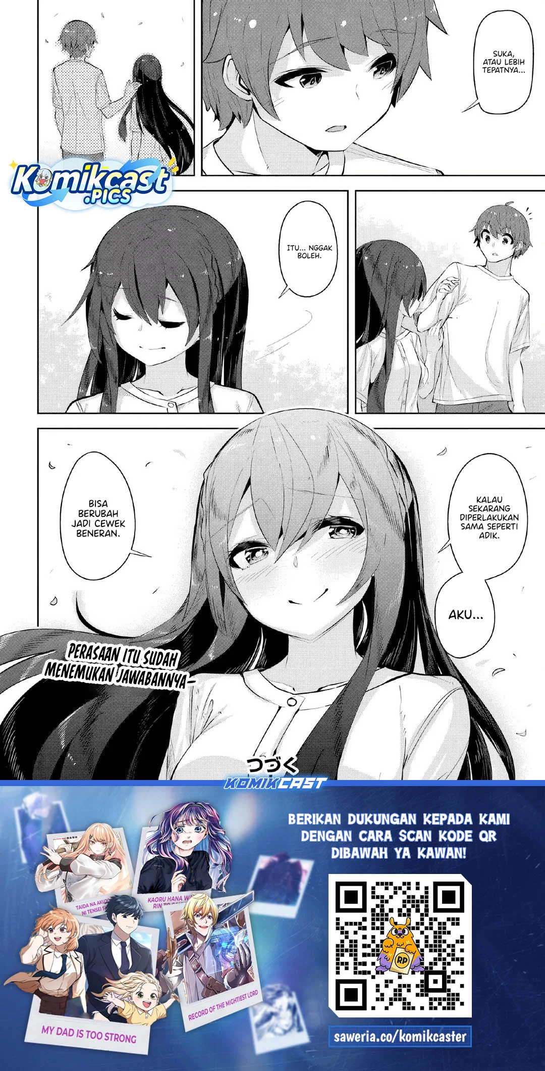 A Neat and Pretty Girl at My New School Is a Childhood Friend Who I Used To Play With Thinking She Was a Boy Chapter 35 Gambar 30