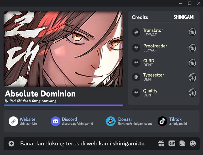 Baca Komik Absolute Dominion Chapter 62 Gambar 1