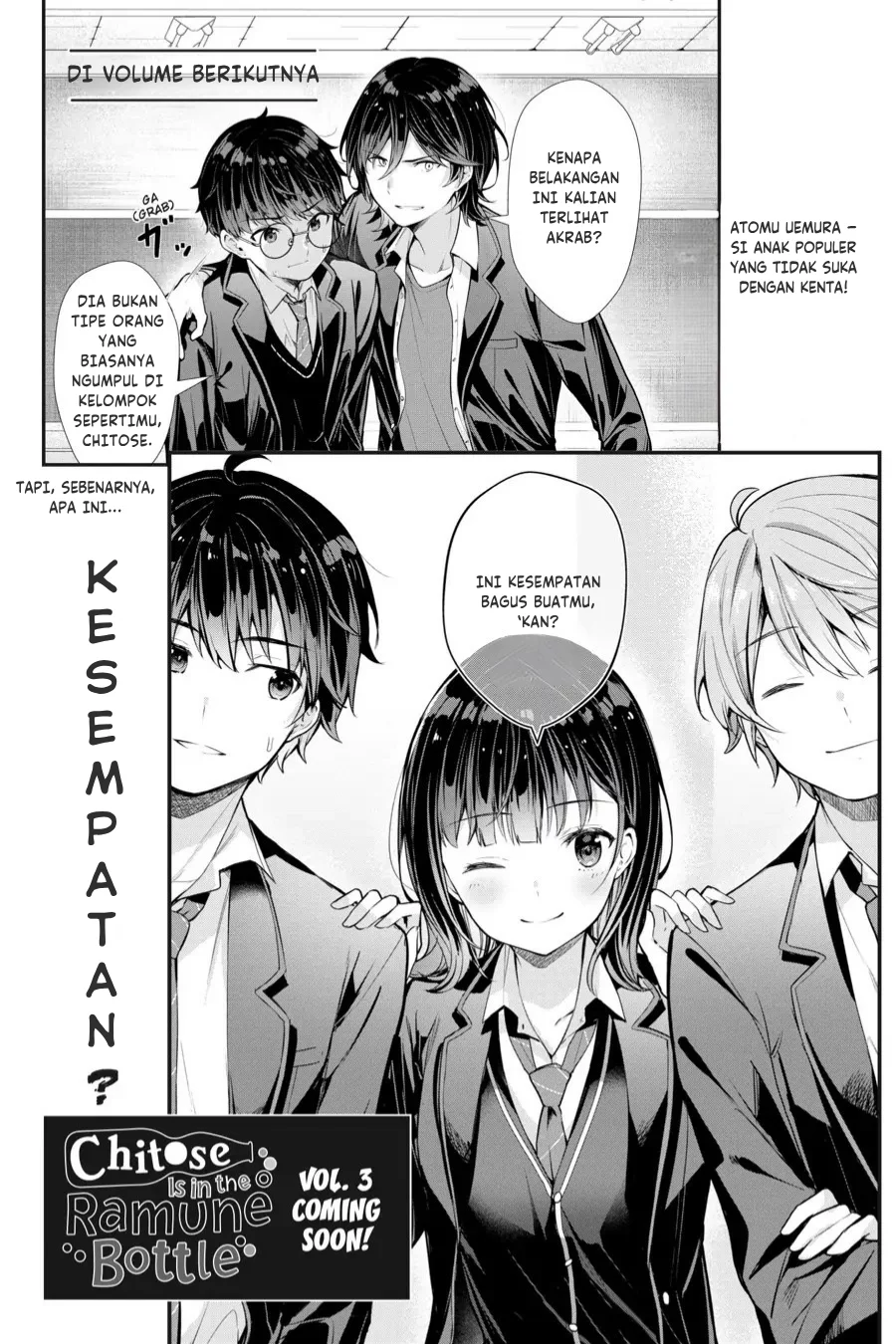 Chitose-kun is Inside a Ramune Bottle Chapter 8 Gambar 50