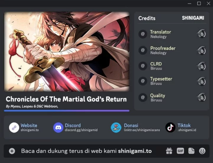 Baca Komik Chronicles Of The Martial God’s Chapter 133 Gambar 1