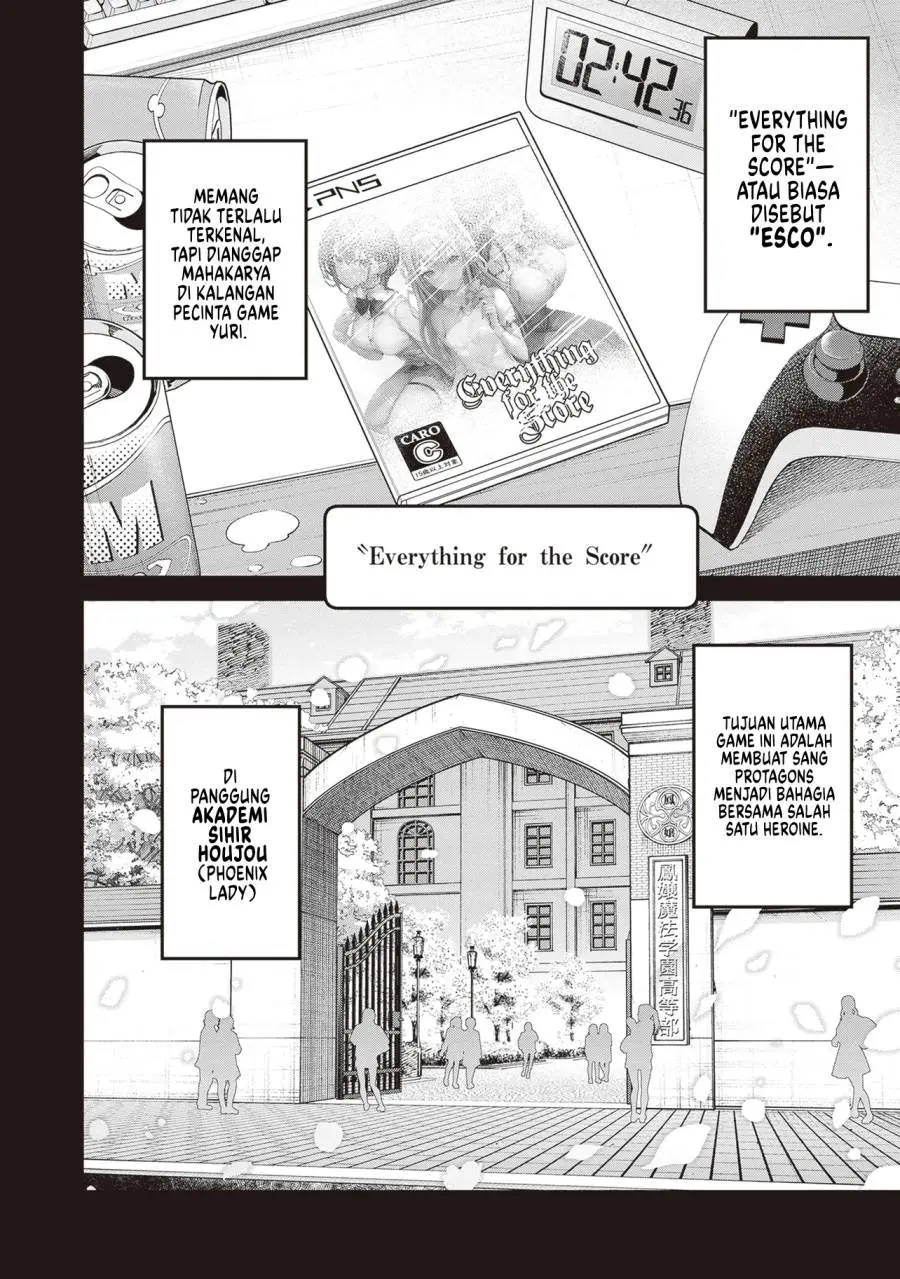 Danshi Kinsei Game Sekai de Ore ga Yarubeki Yuiitsu no Koto – Yuri no Ma ni Hasamaru Otoko to Shite Tensei shite shimaimashita Chapter 1 Gambar 6