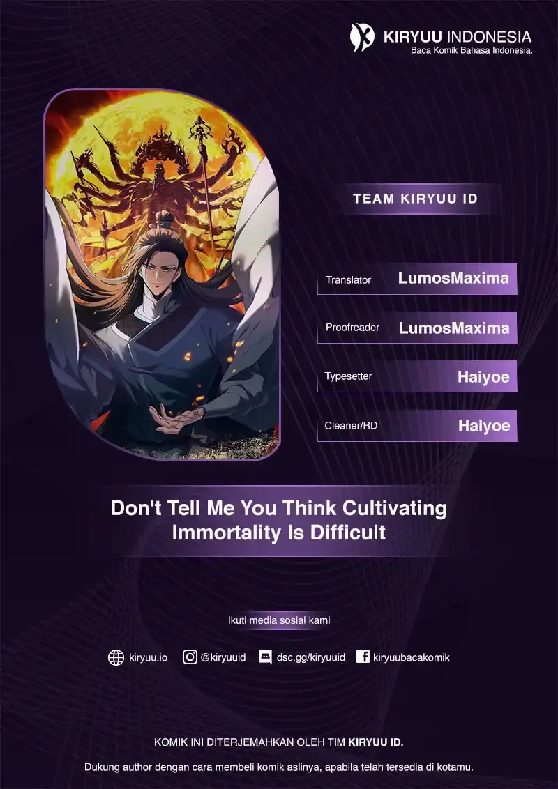 Baca Komik Don’t Tell Me You Think Cultivating Immortality Is Difficult? Chapter 23 Gambar 1