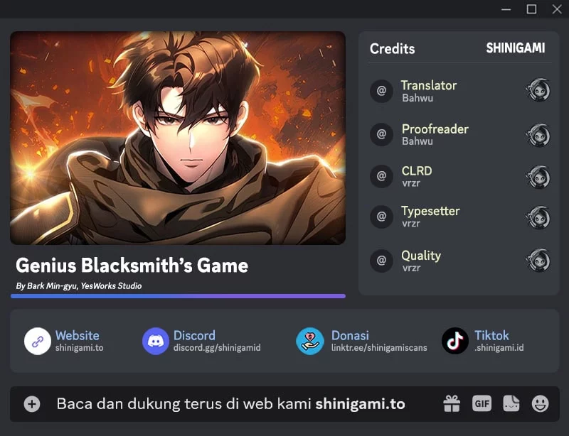 Baca Komik Genius Blacksmith’s Game Chapter 23 Gambar 1