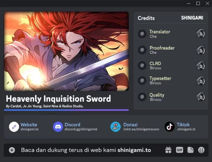 Baca Komik Heavenly Inquisition Sword Chapter 138 Gambar 1