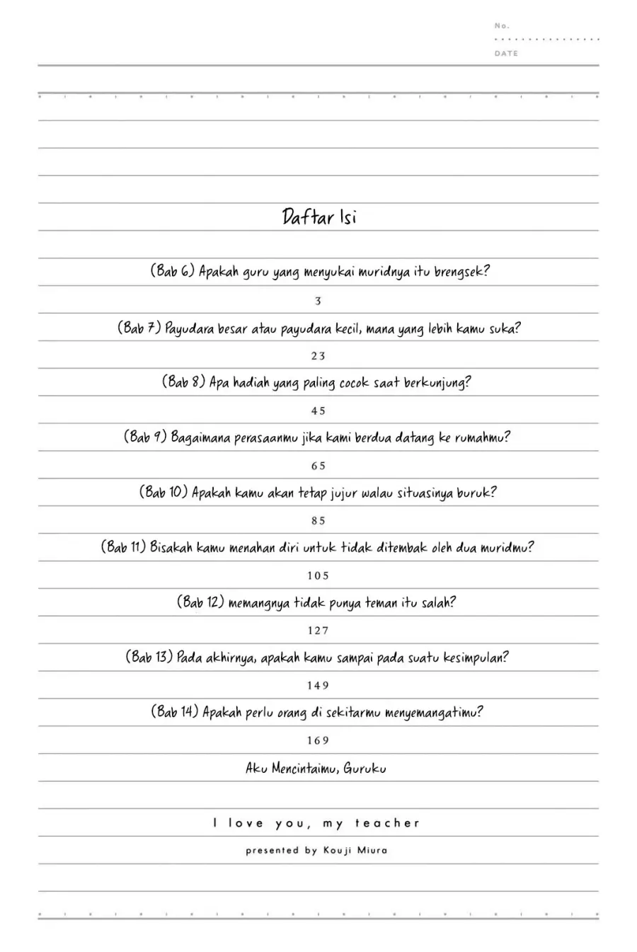 I Love You, Sensei Chapter 6 Gambar 3