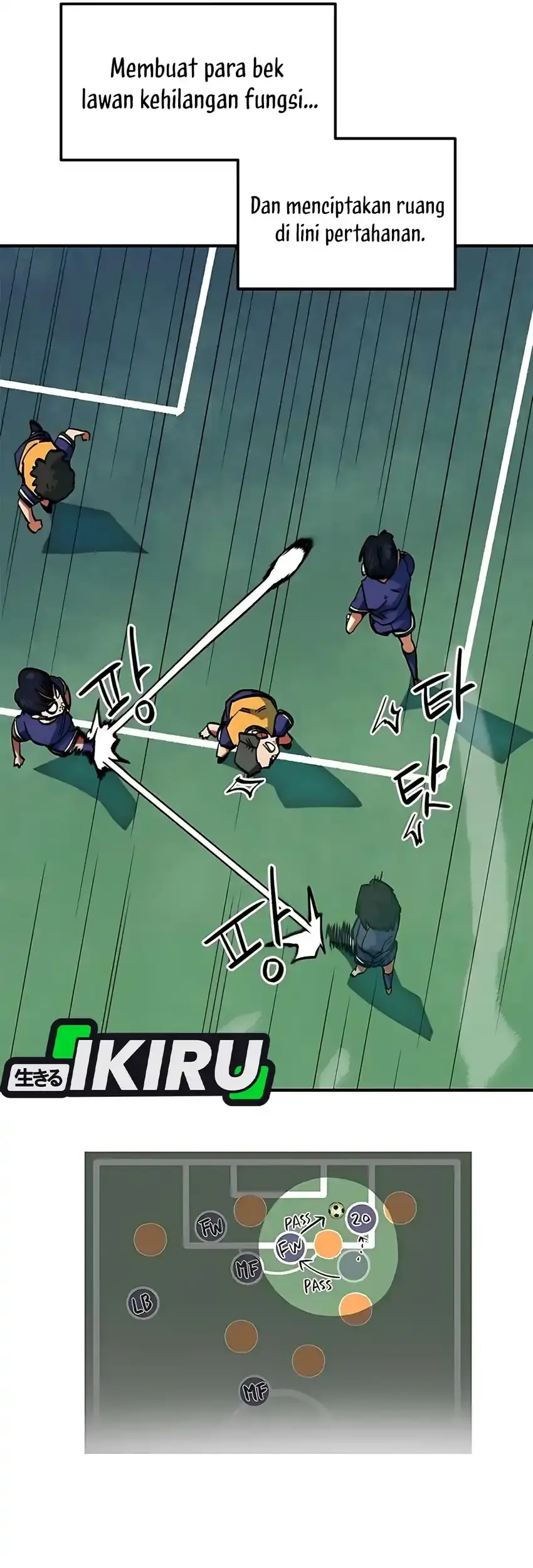 I’m Being Misunderstood as a Soccer Genius Chapter 46 Gambar 90