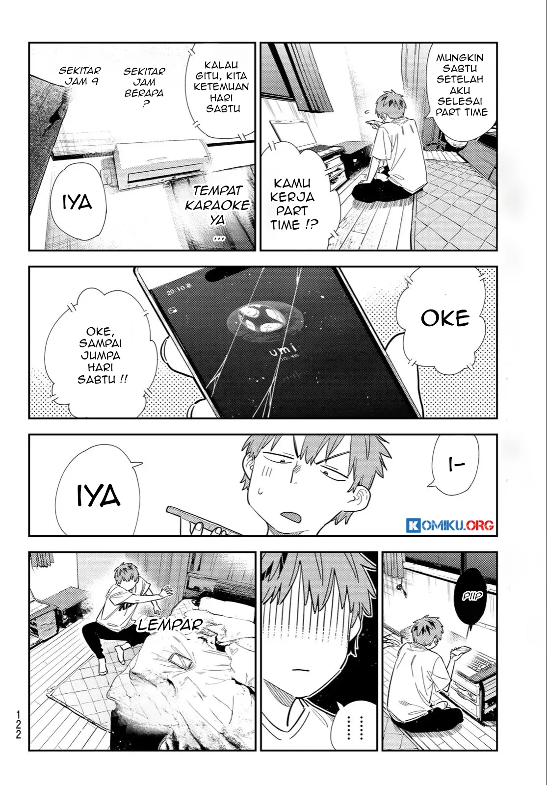 Kanojo Okarishimasu Chapter 396 Gambar 7