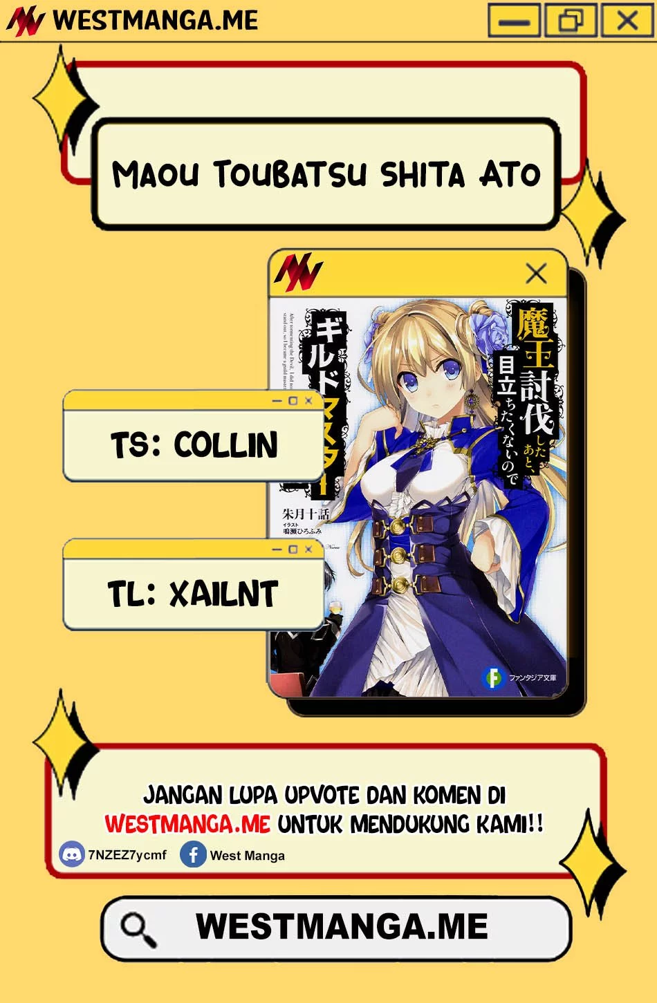 Maou Toubatsu Shita Ato, Medachitakunai node Guild Master ni Natta Chapter 67 Gambar 4