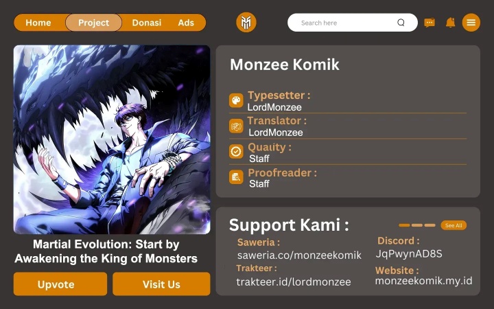 Martial Evolution: Start by Awakening the King of Monsters - Chapter 17 - Page 1