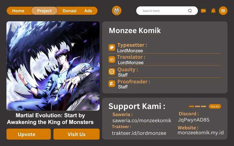 Martial Evolution: Start by Awakening the King of Monsters - Chapter 35 - Page 1