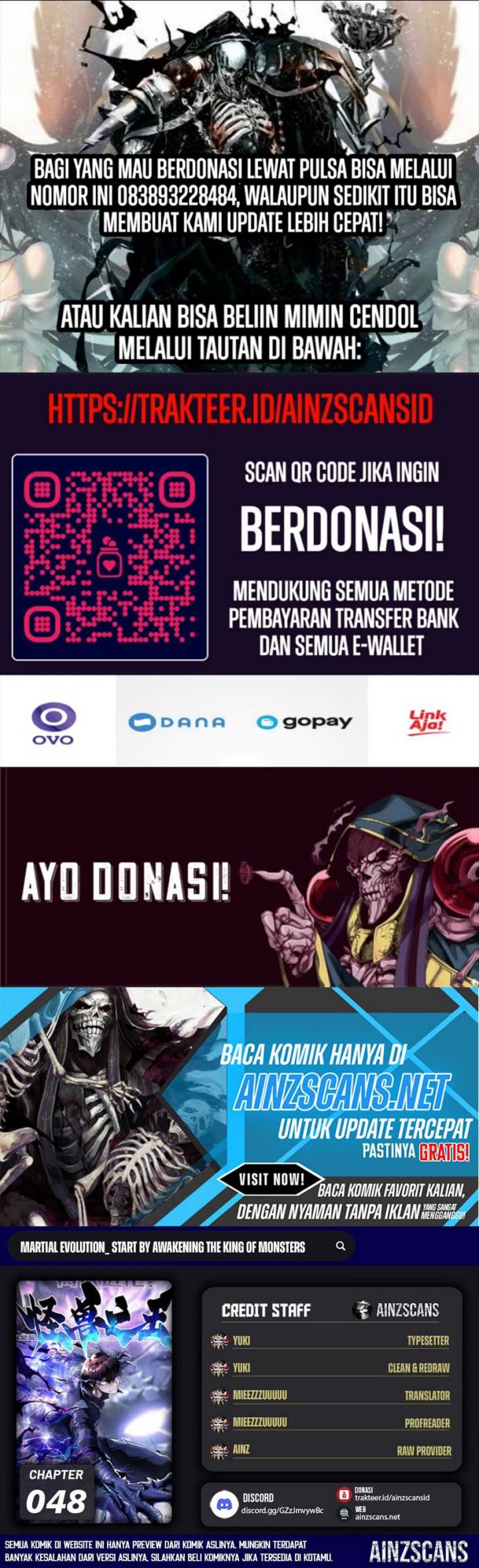 Martial Evolution: Start by Awakening the King of Monsters - Chapter 48 - Page 1