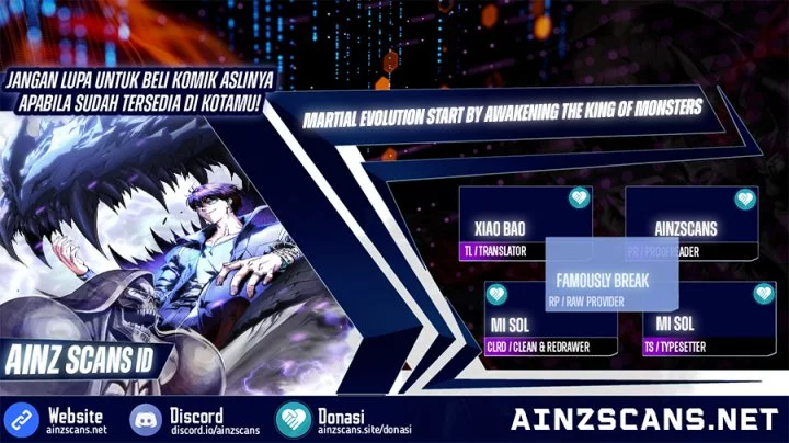 Martial Evolution: Start by Awakening the King of Monsters - Chapter 60 - Page 1