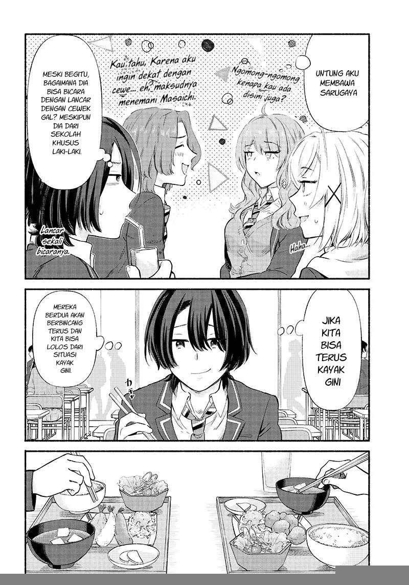 Nee, Mou Isso Tsukiacchau? Osananajimi no Bishoujo ni Tanomarete, Camo Kareshi Hajimemashita Chapter 5 Gambar 15