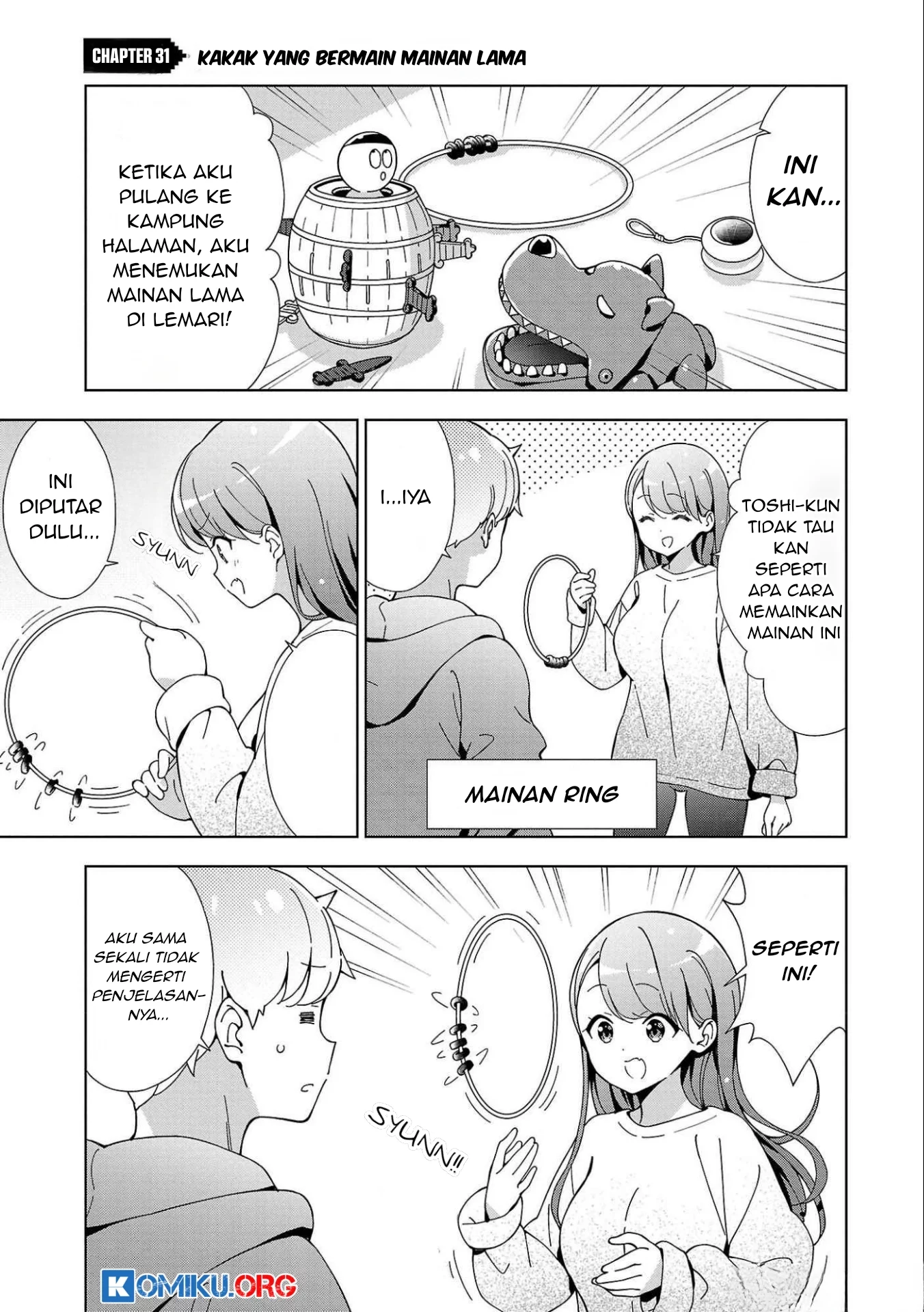 Baca Manga Onee-chan wa Game o Suruto Hito ga Kawaru Onee-chan Chapter 31 Gambar 2