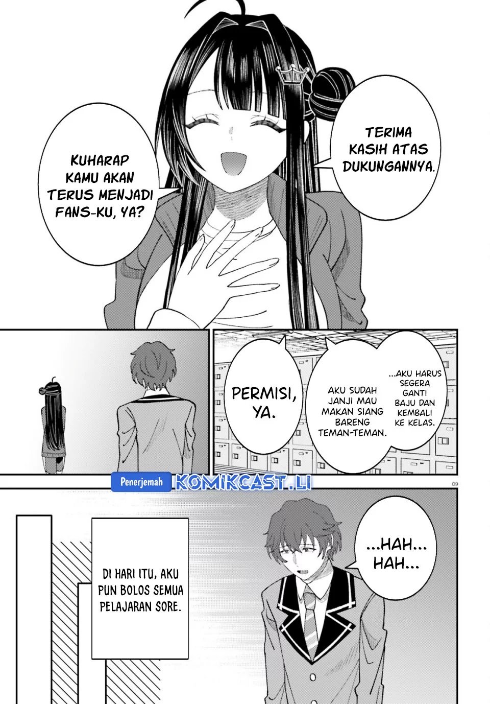Ore no Haitoku Meshi o Onedari Sezu ni Irarenai, Otonari no Top Idol-sama Chapter 13 Gambar 9