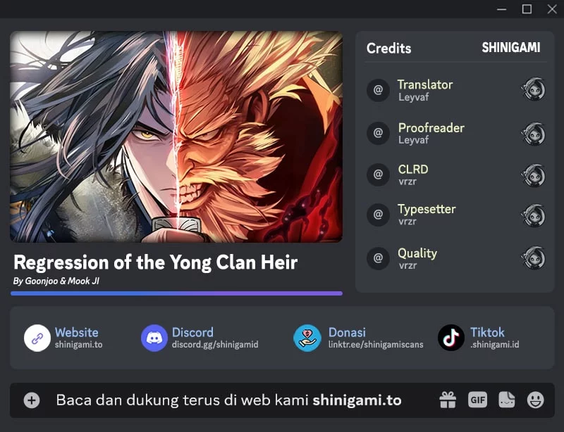 Baca Komik Regression Of The Yong Clan Heir Chapter 23 Gambar 1