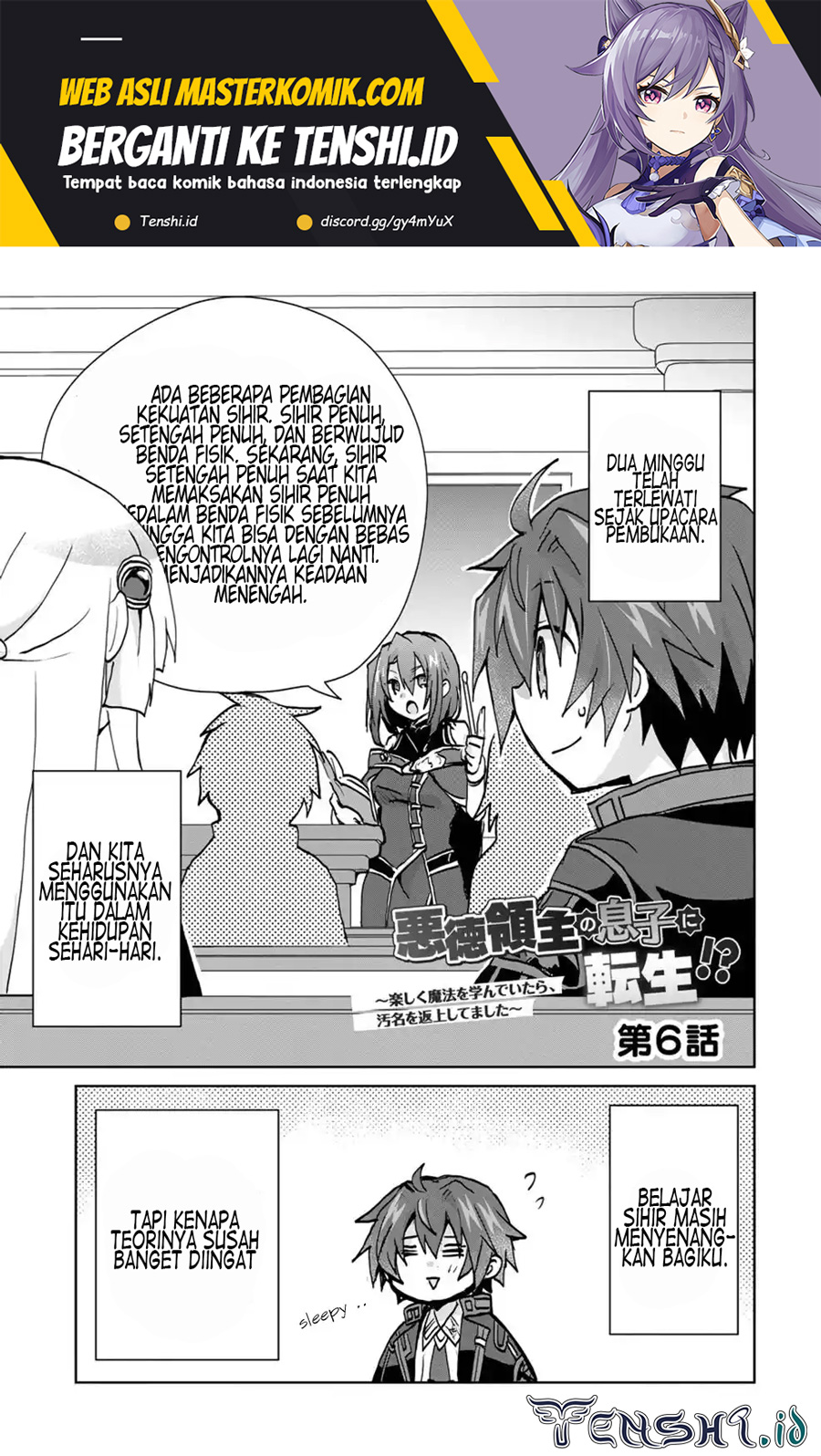 Baca Manga Reincarnated As The Son Of A Vicious Lord! -When I Was Having Fun Learning Chapter 6 Gambar 2