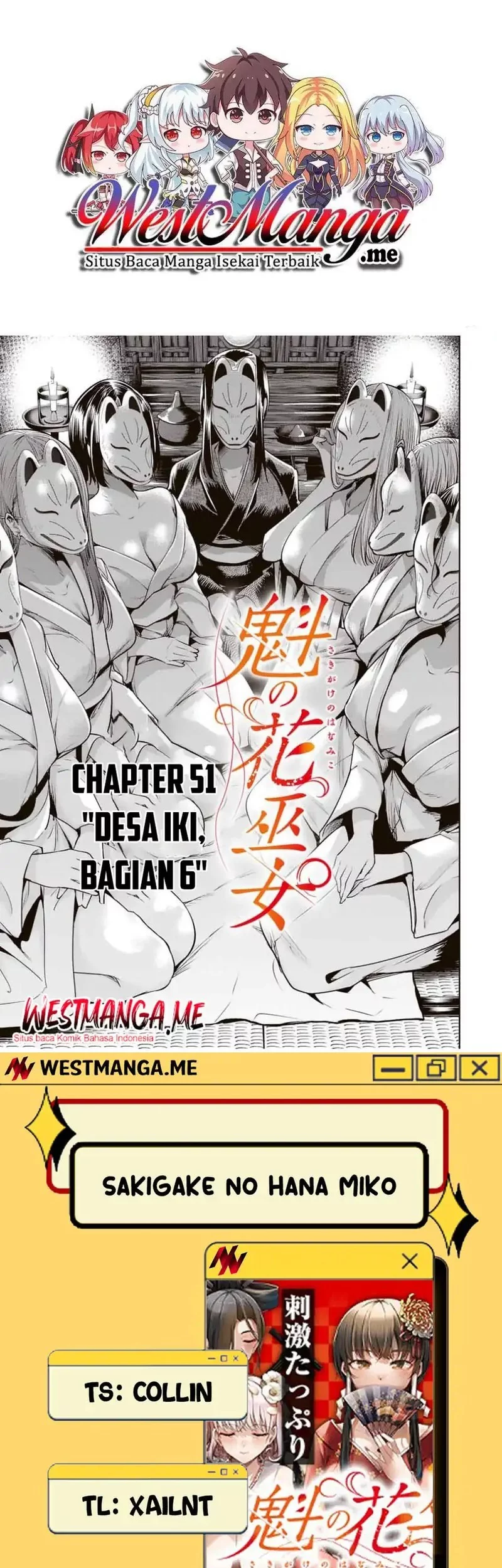 Baca Komik Sakigake no Hana Miko Chapter 51 Gambar 1