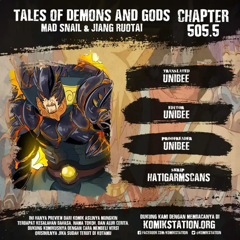 Baca Komik Tales of Demons and Gods Chapter 505.5 Gambar 1