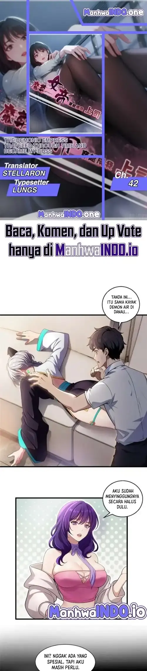 Baca Komik The Demonic Empress Traveled Through Time And Became My Boss Chapter 42 Gambar 1