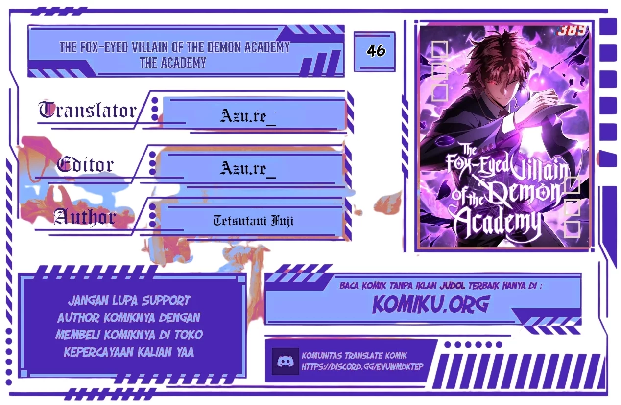 Baca Komik The Fox-Eyed Villain Of The Demon Academy Chapter 45 Gambar 1