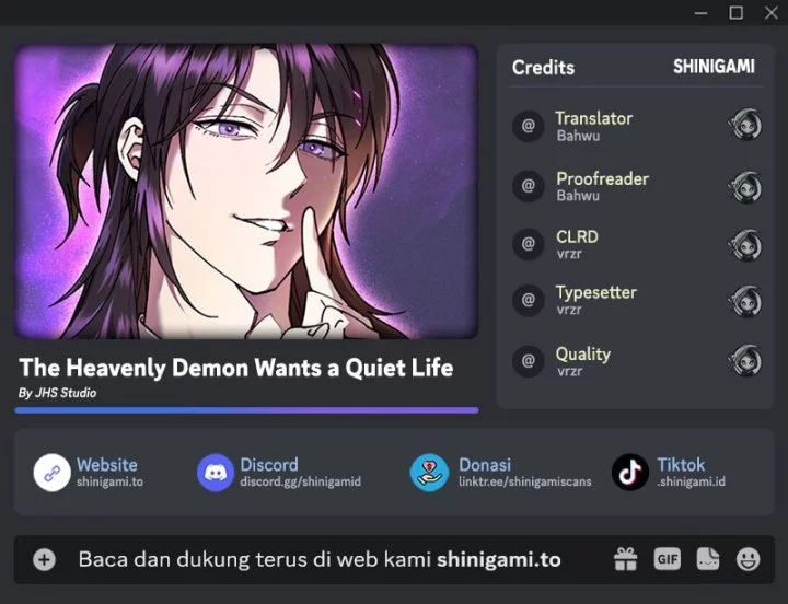Baca Komik The Heavenly Demon Wants A Quiet Life Chapter 52 Gambar 1
