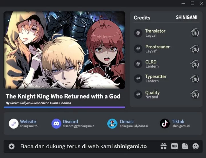 Baca Komik The Knight King Who Returned with a God Chapter 133 Gambar 1