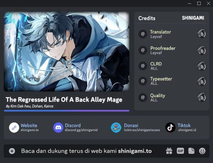 Baca Komik The Regressed Life Of A Back Alley Mage Chapter 17 Gambar 1