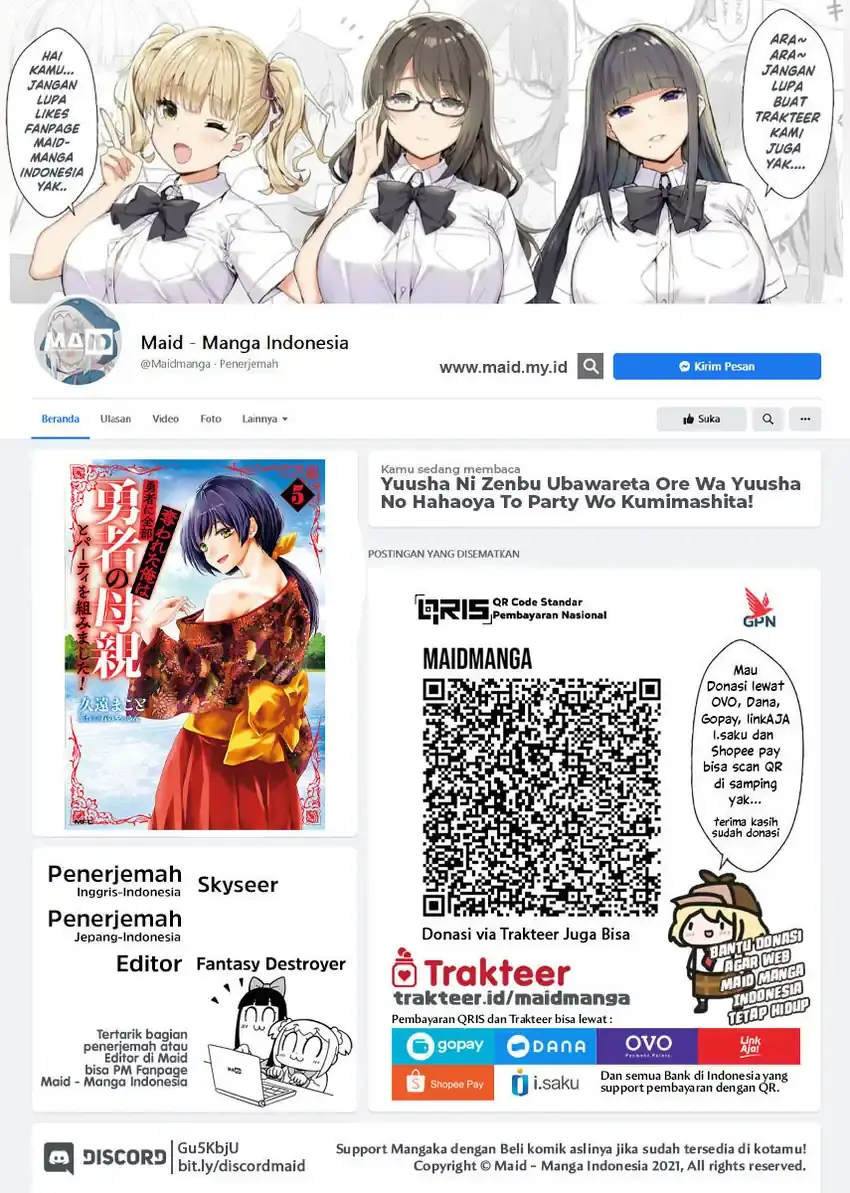 Baca Manga Yuusha ni Zenbu Ubawareta Ore wa Yuusha no Hahaoya to Party wo Kumimashita! Chapter 28 Gambar 2