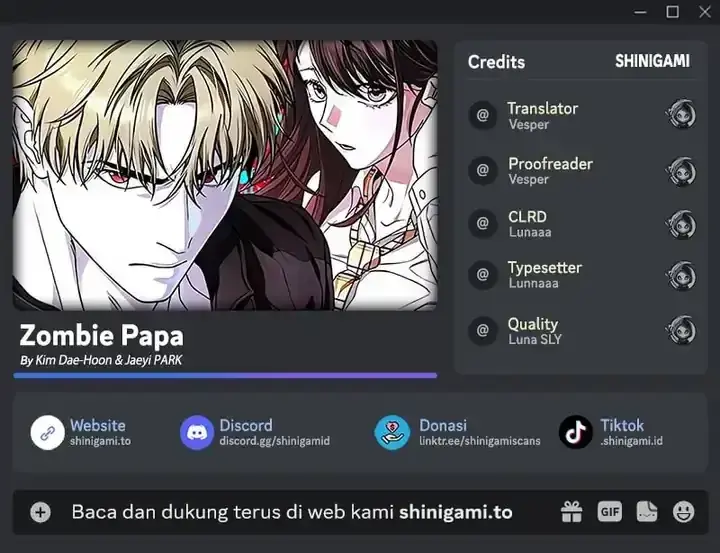 Baca Komik Zombie Papa Chapter 16 Gambar 1