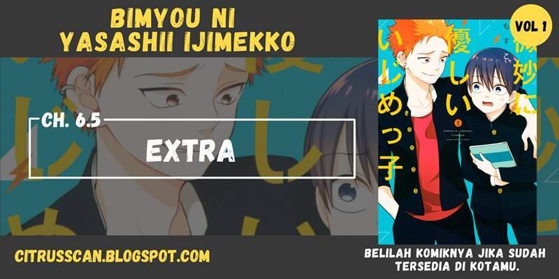 Baca Komik Bimyou ni Yasashii Ijimekko Chapter 6.5 Gambar 1