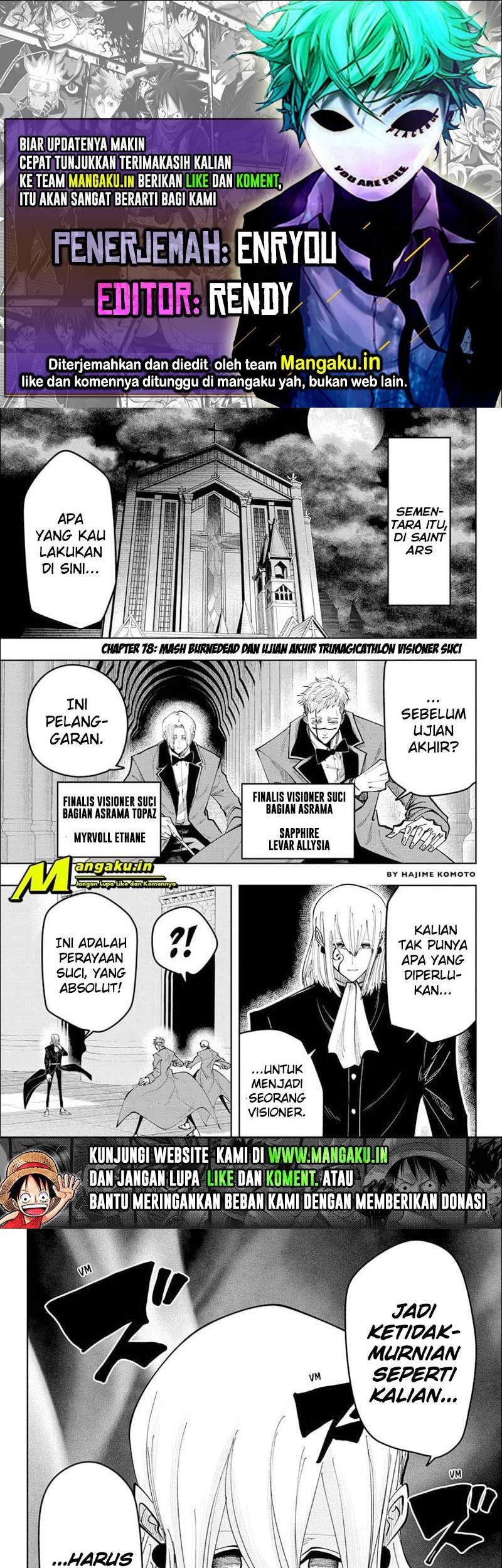 Mashle: Magic and Muscles - Chapter 78 - Page 1