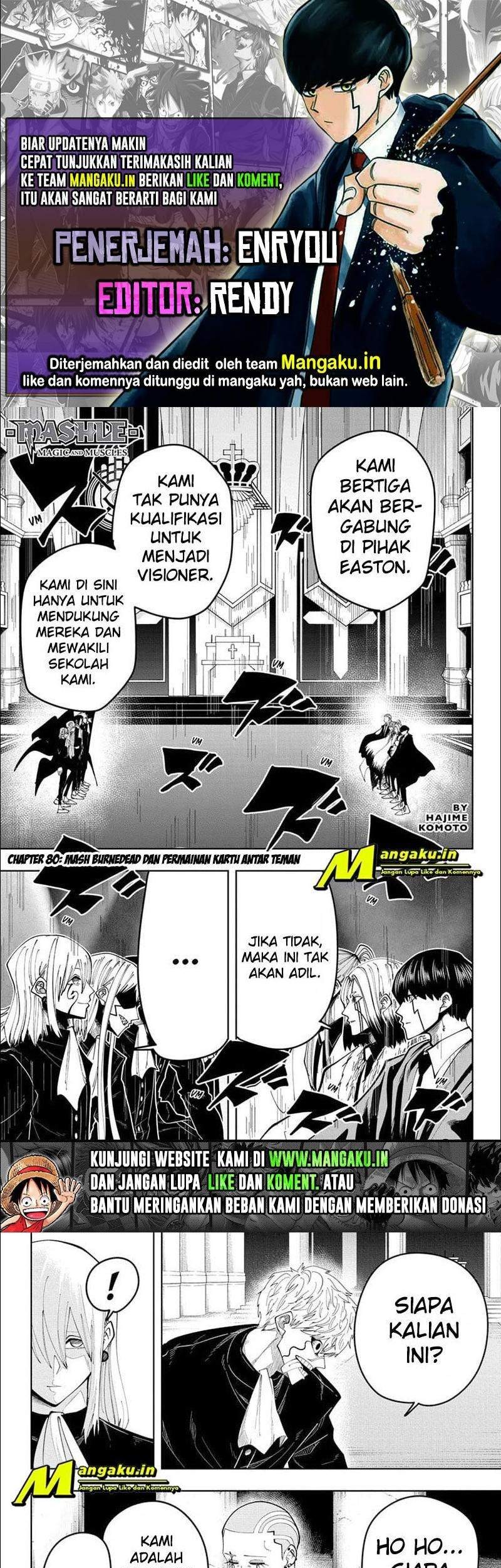 Mashle: Magic and Muscles - Chapter 80 - Page 1