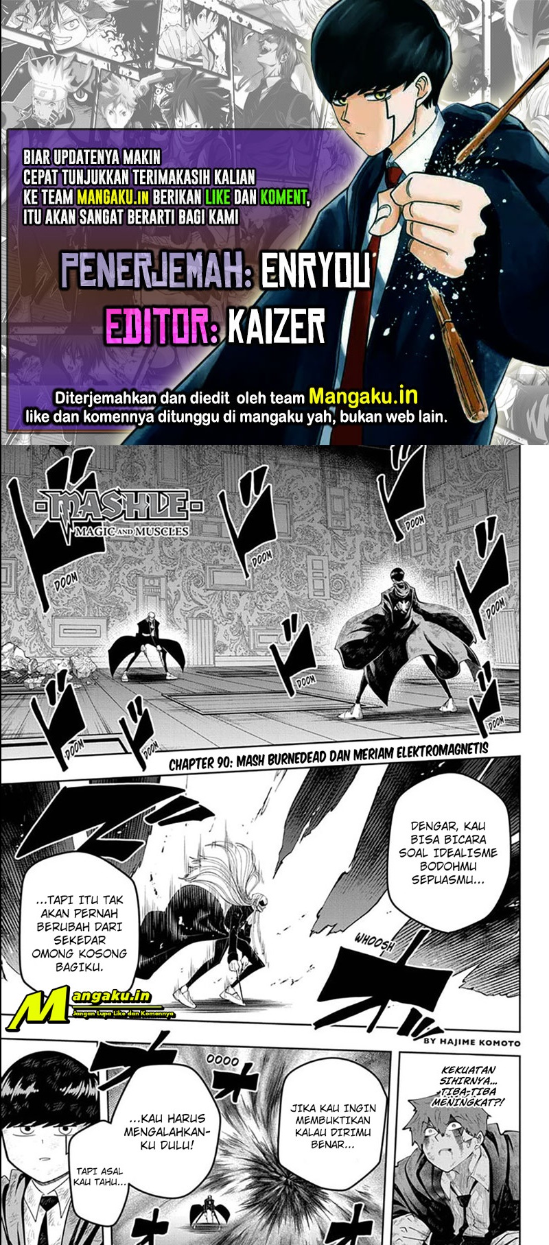 Mashle: Magic and Muscles - Chapter 90 - Page 1