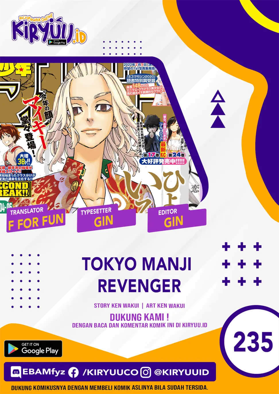 Baca Manga Tokyo卍Revengers Chapter 235 Gambar 2