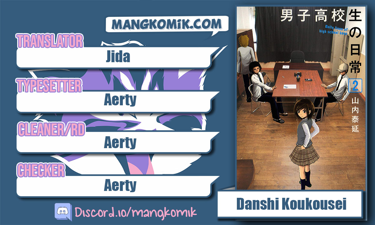 Baca Komik Danshi Koukousei no Nichijou Chapter 37 Gambar 1