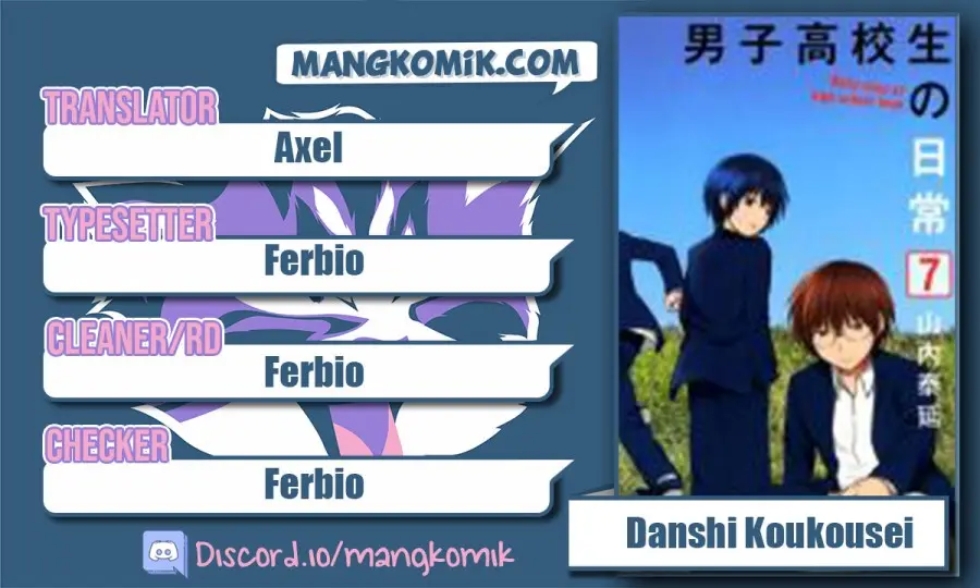 Baca Komik Danshi Koukousei no Nichijou Chapter 60 Gambar 1
