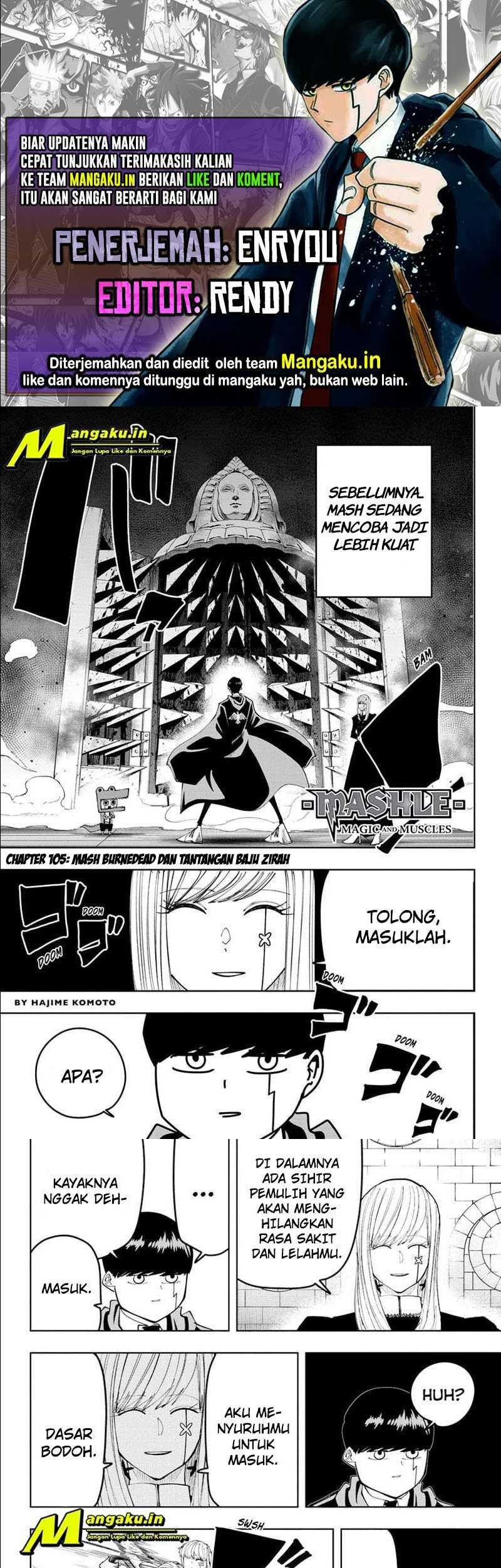 Mashle: Magic and Muscles - Chapter 105 - Page 1