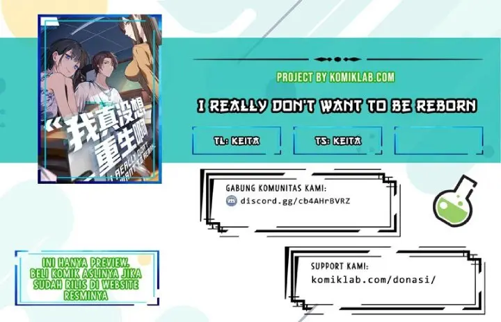 Baca Komik I Really Don’t Want to Be Reborn Chapter 05 Gambar 1