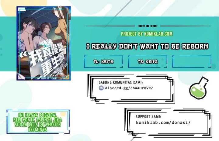Baca Komik I Really Don’t Want to Be Reborn Chapter 08 Gambar 1