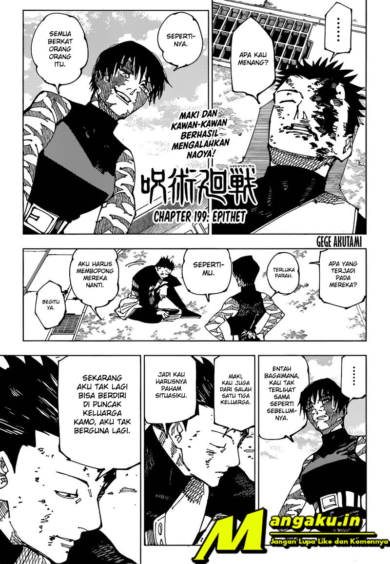 Baca Manga Jujutsu Kaisen Chapter 199 Gambar 2