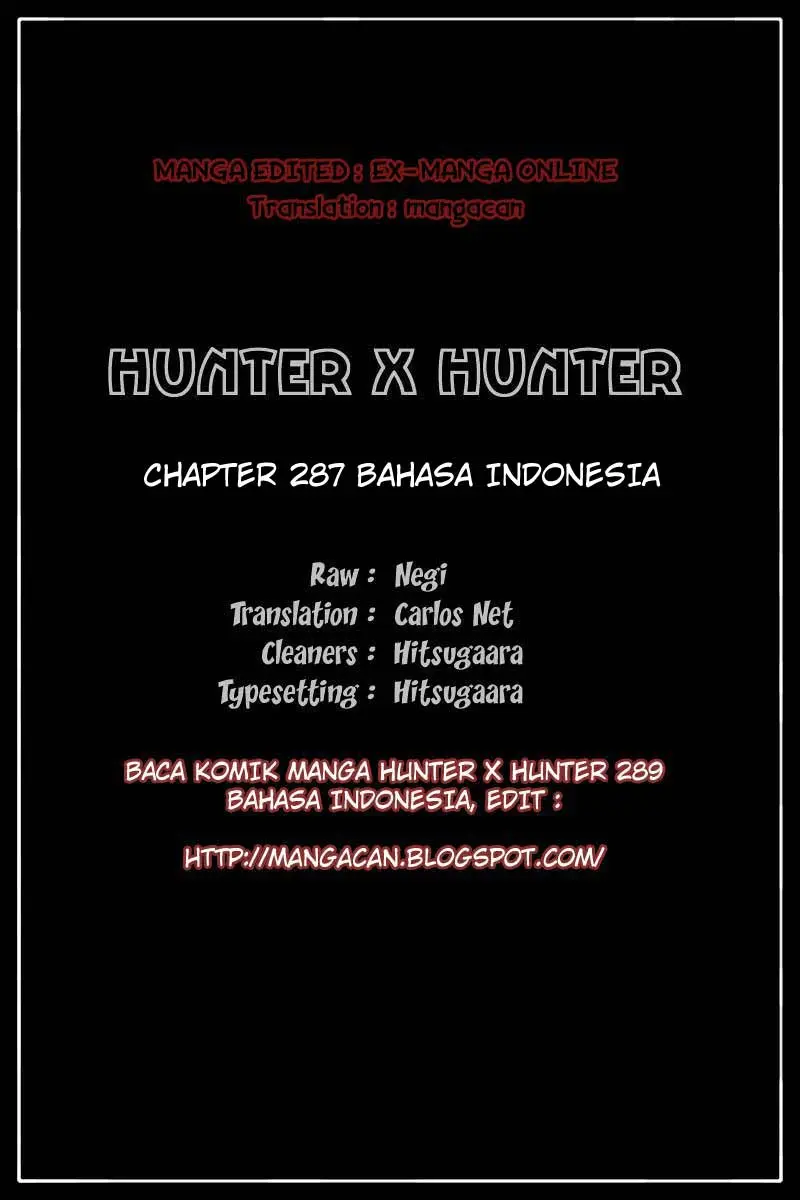 Hunter x Hunter Chapter 287 Gambar 18