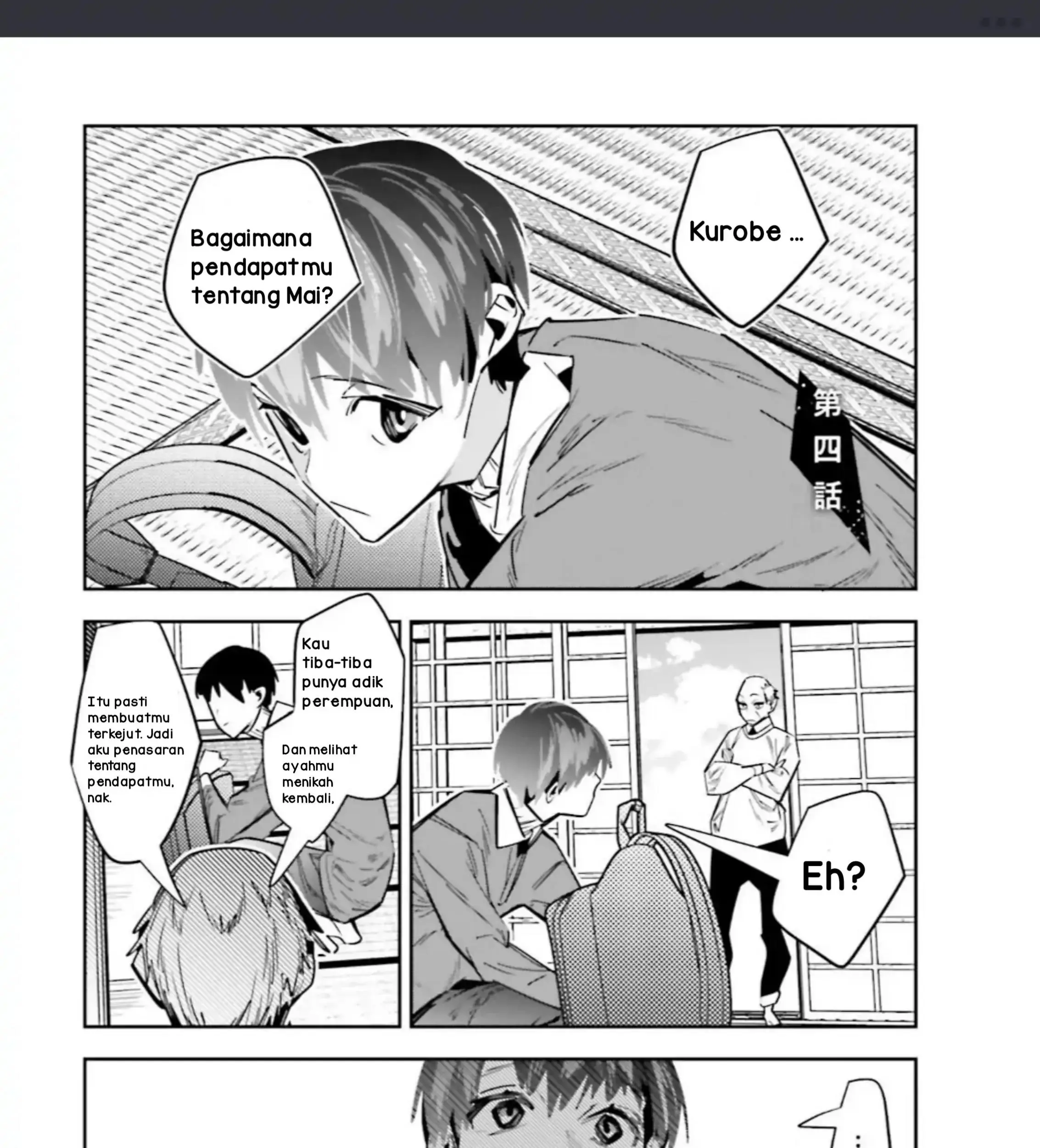 I Reincarnated as the Little Sister of a Death Game Manga’s Murder Mastermind and Failed Chapter 4.1 Gambar 3