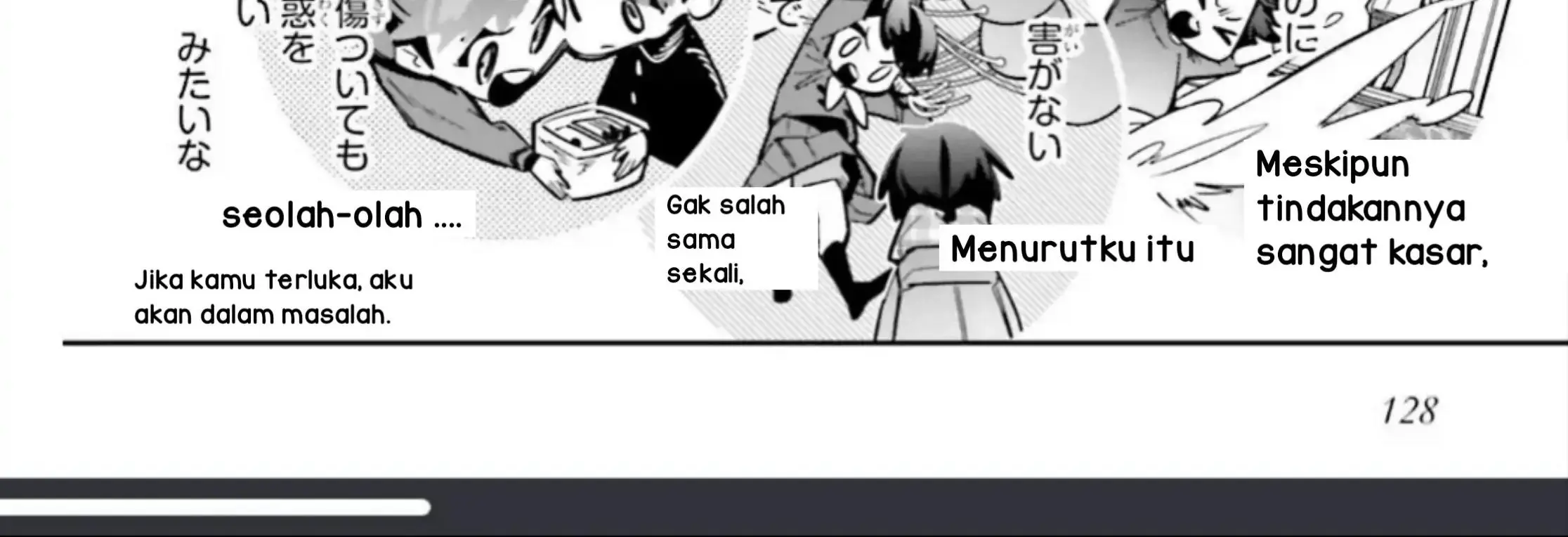 I Reincarnated as the Little Sister of a Death Game Manga’s Murder Mastermind and Failed Chapter 4.1 Gambar 6