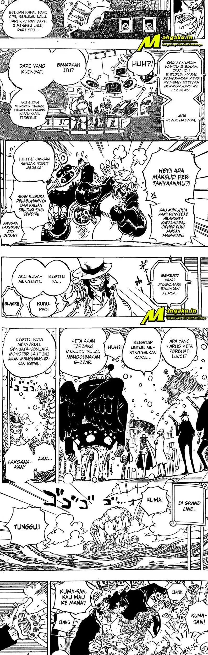 One Piece Chapter 1068 Gambar 3