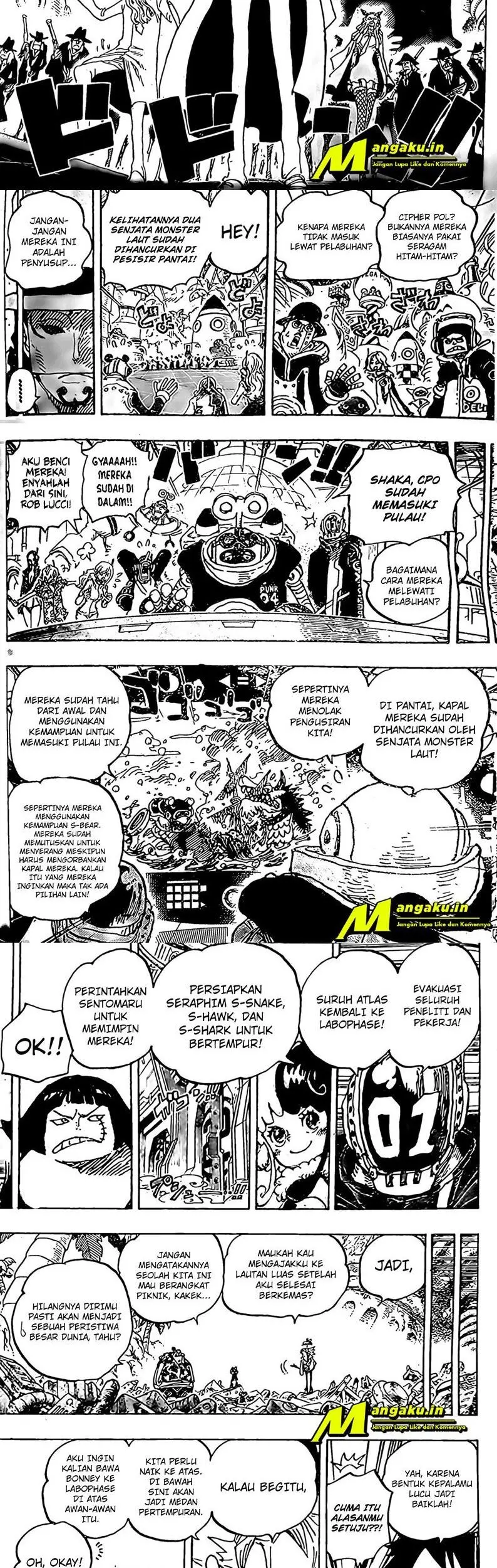 One Piece Chapter 1068 Gambar 7