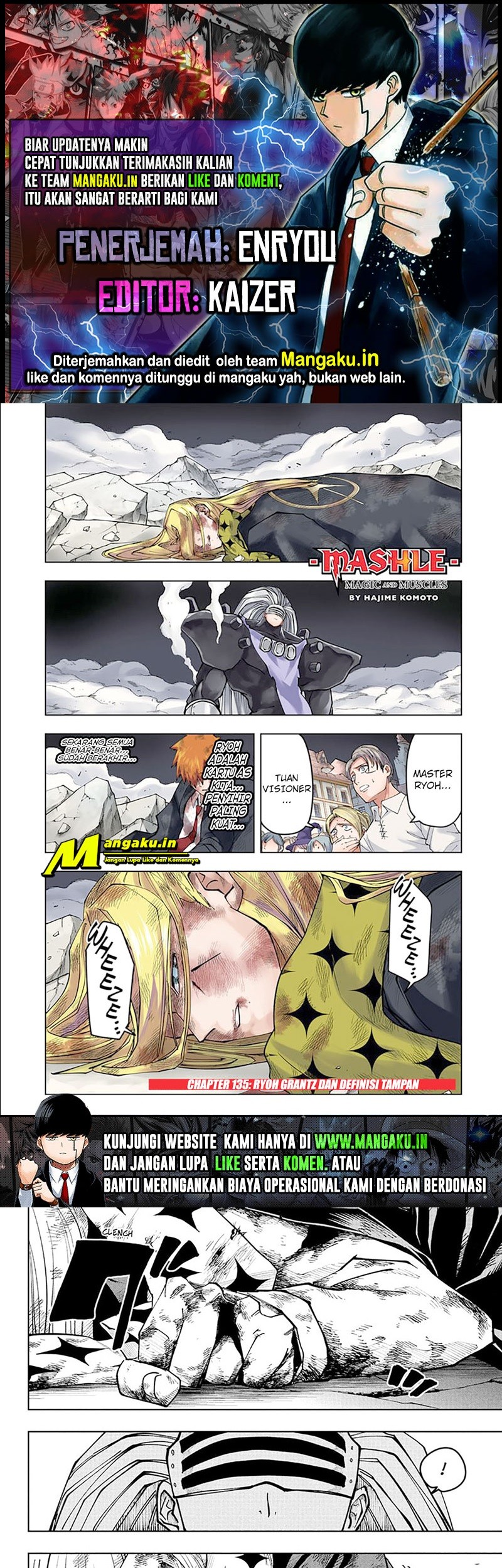 Mashle: Magic and Muscles - Chapter 135 - Page 1