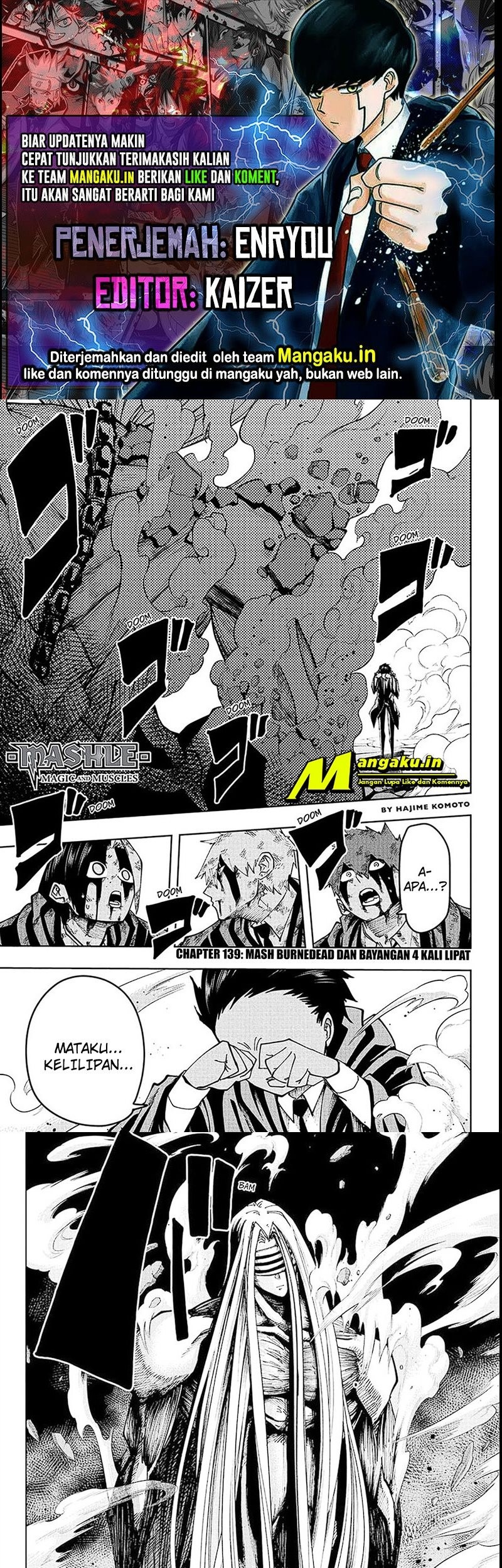 Mashle: Magic and Muscles - Chapter 139 - Page 1