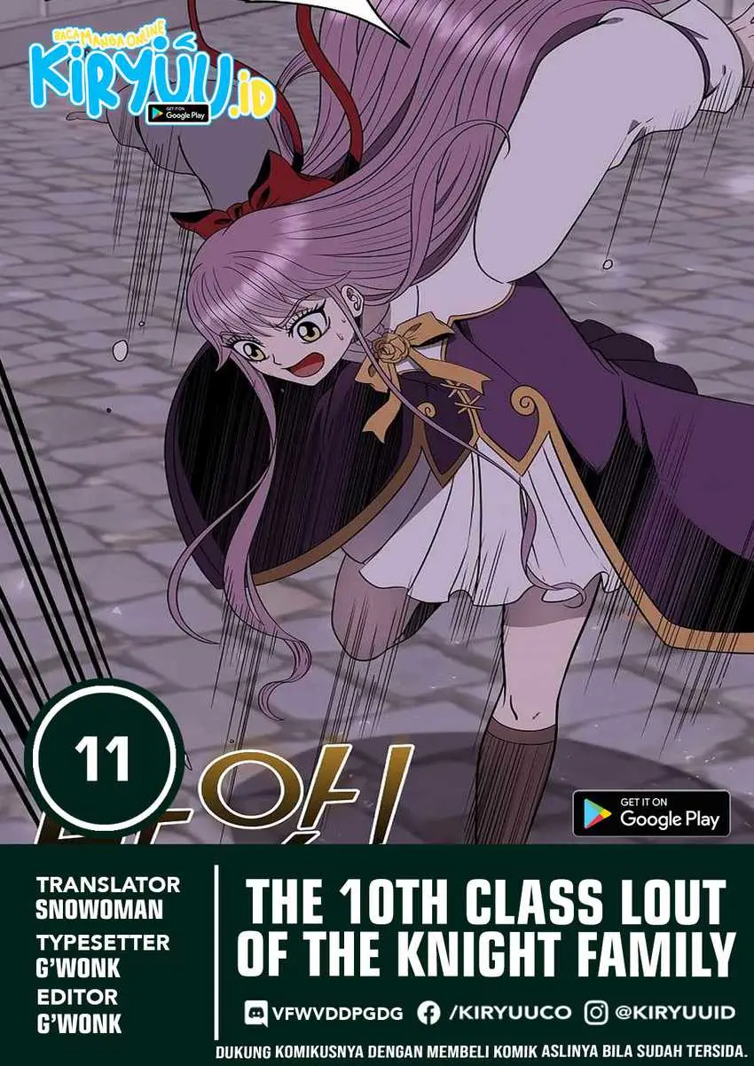 Baca Komik The 10th Class Lout of the Knight Family Chapter 11 Gambar 1