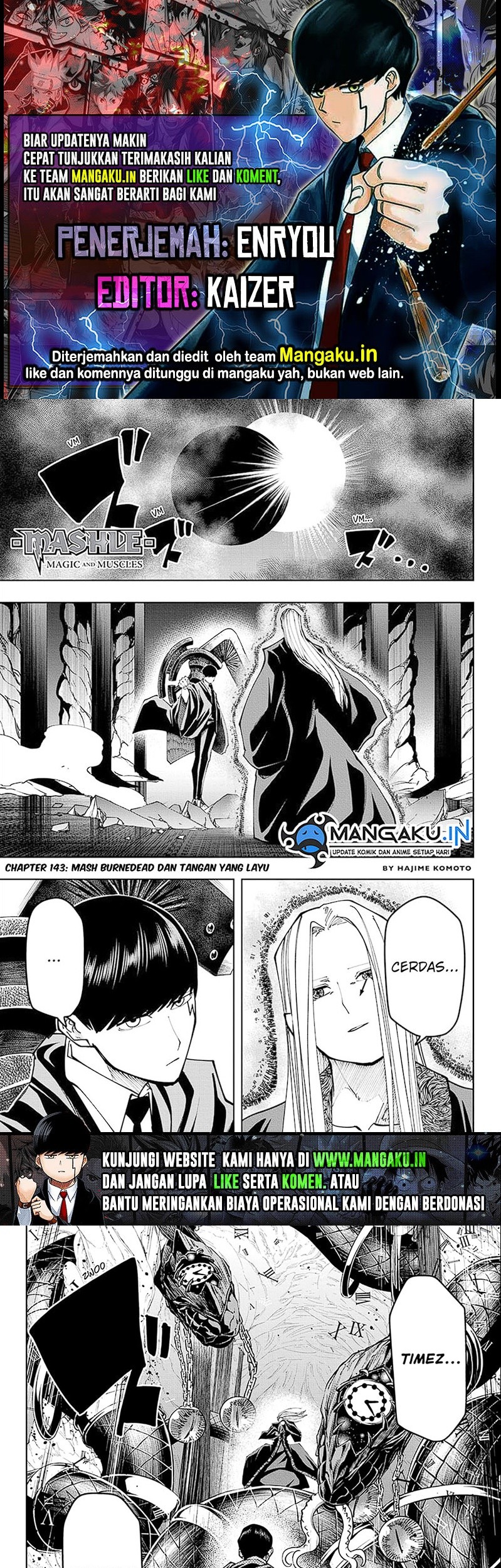 Mashle: Magic and Muscles - Chapter 143 - Page 1